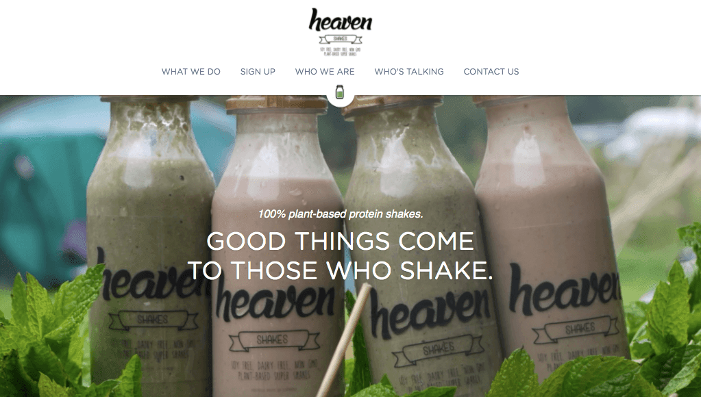 a brand selling shakes a brand selling shakes